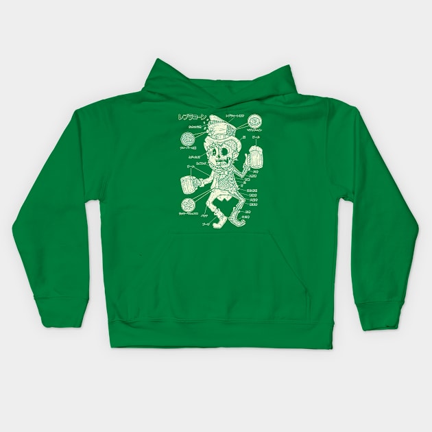 LEPRECHAUN 1 INK Kids Hoodie by Firebrander